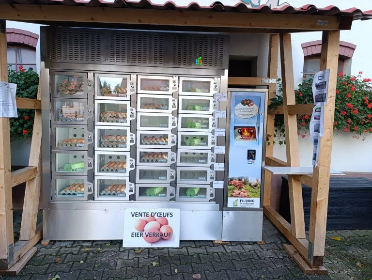 Distributeur d'œufs réfrigéré