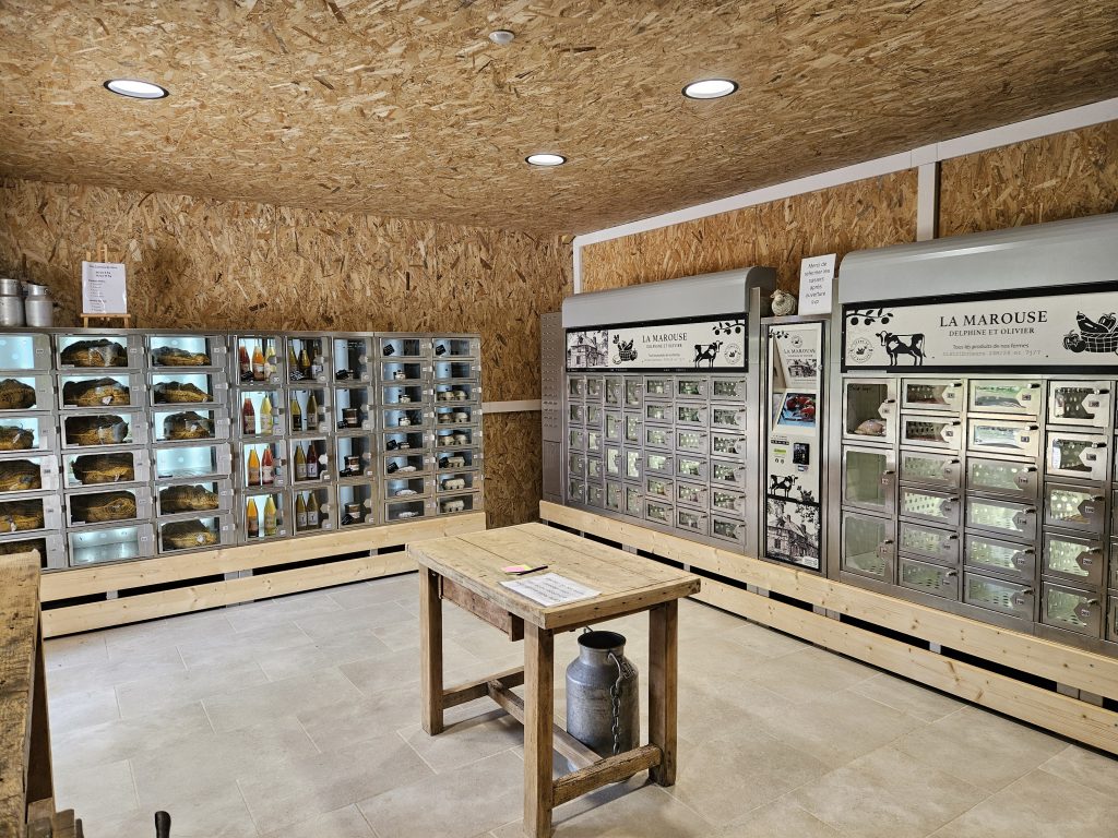 Local avec distributeur