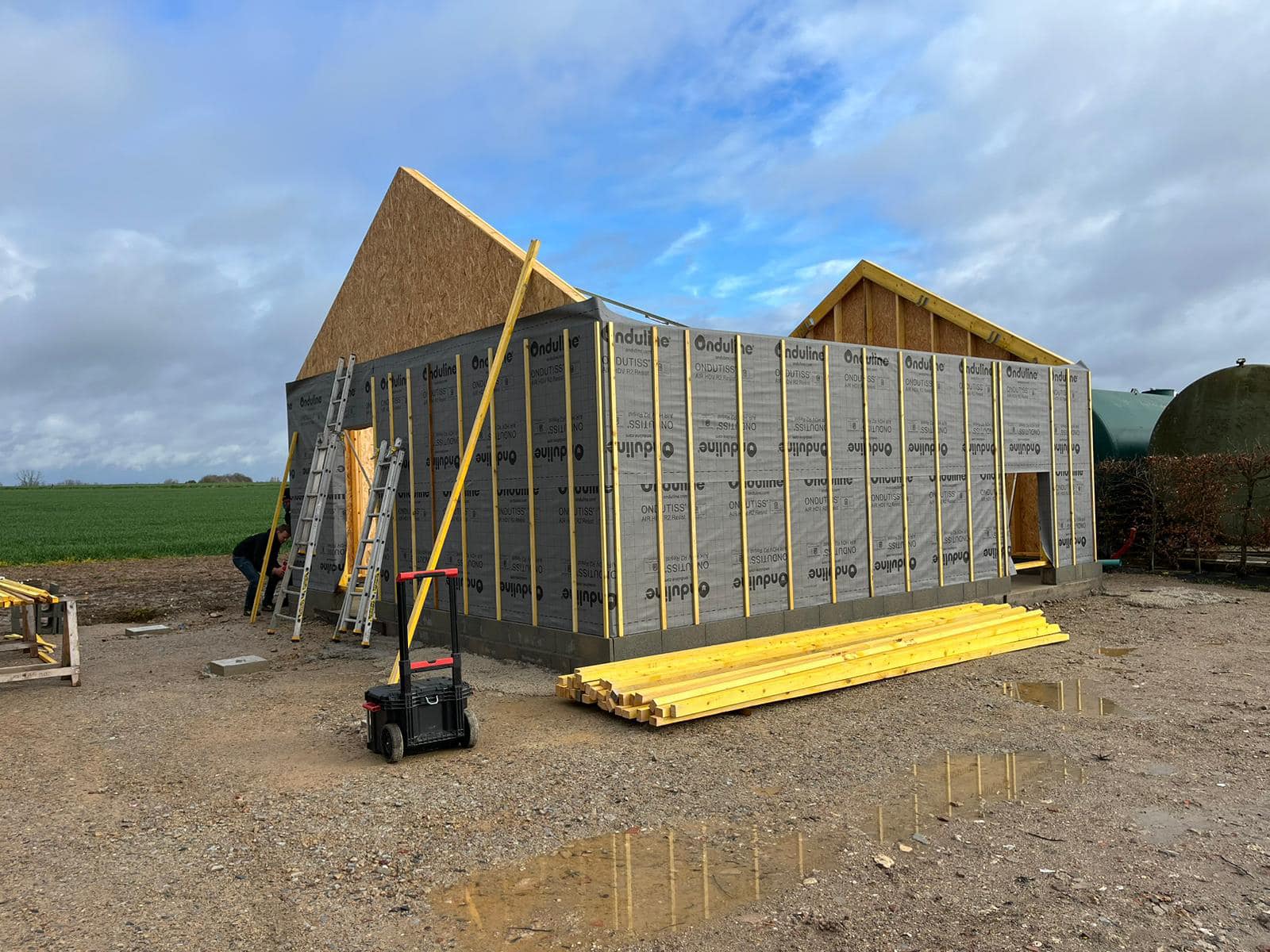 bâtiment en construction