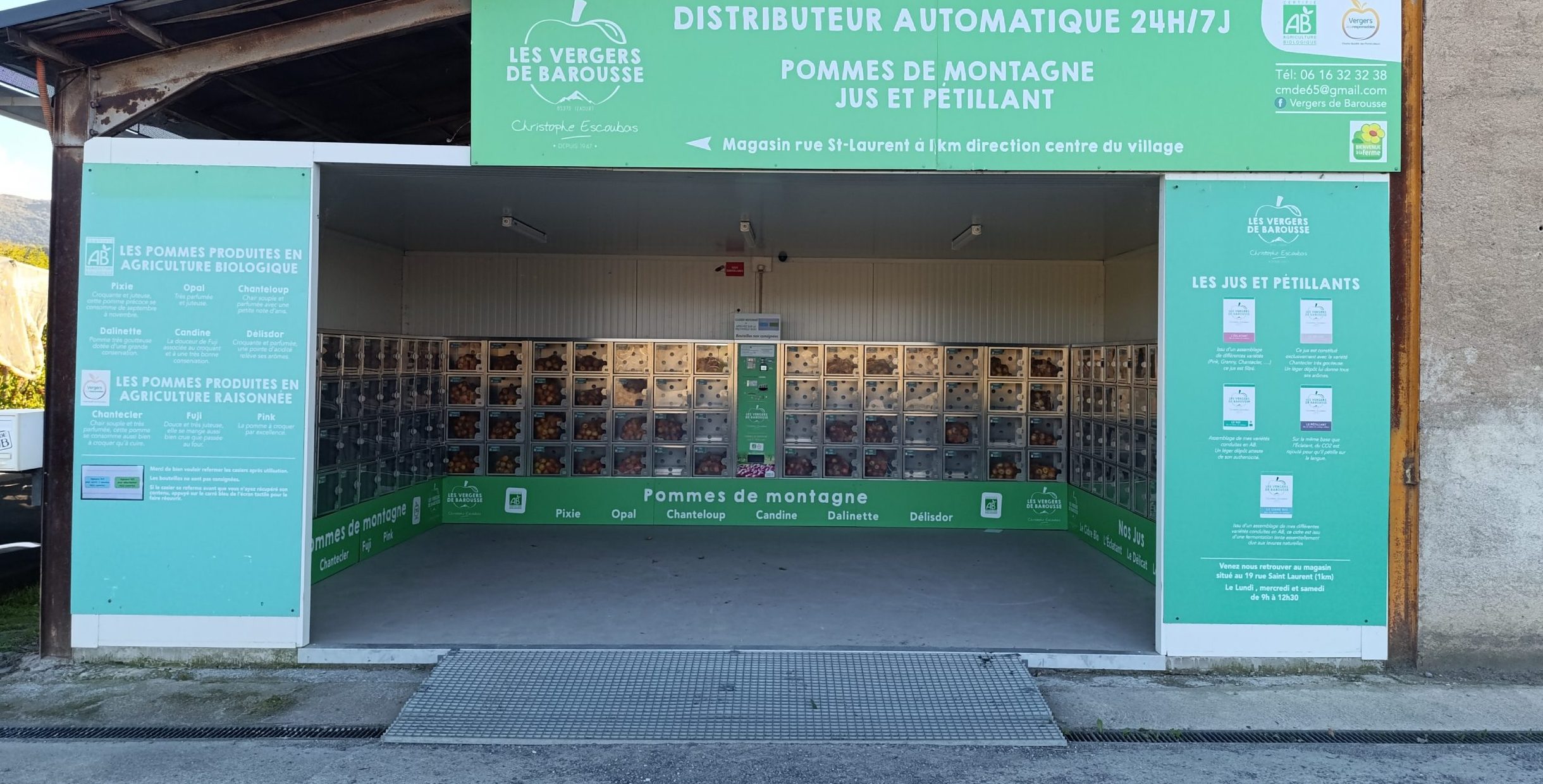 Distributeur de pommes