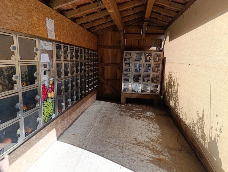 Distributeur de légumes bio