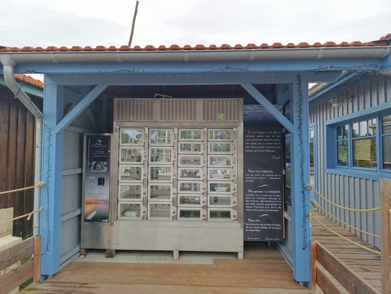 Cabane distributeur d'huitres