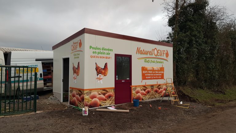 Local distributeur d'oeufs