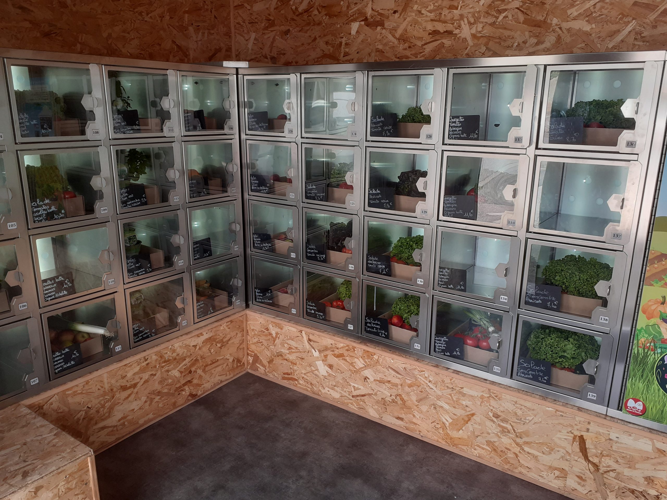 distributeur légumes