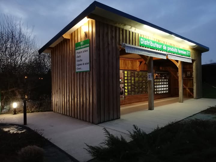 Distributeur automatique la nuit