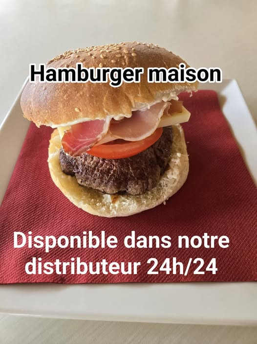 Burger dans distributeur