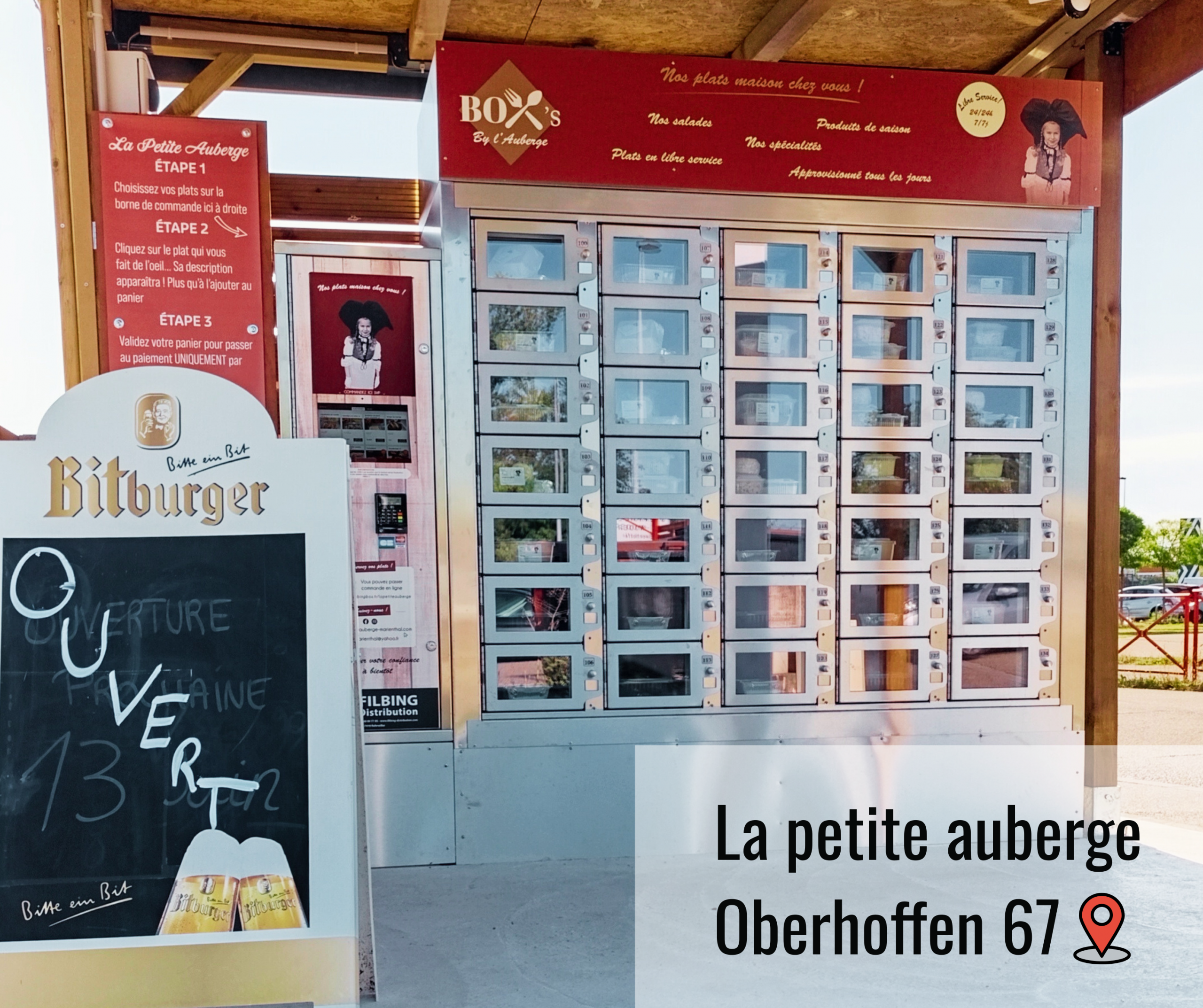 Distributeur plats à emporter La Petite Auberge