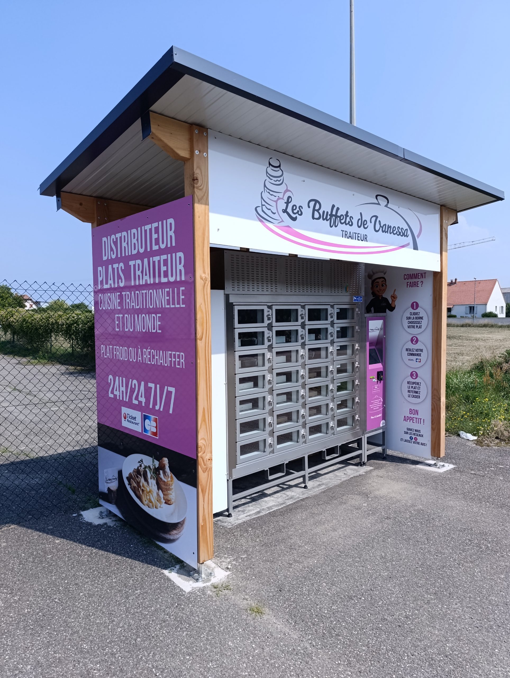 Distributeur plats traiteur