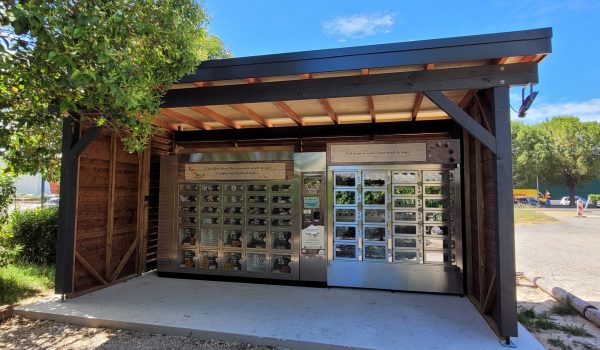 Photo d'un distributeur automatique de légumes